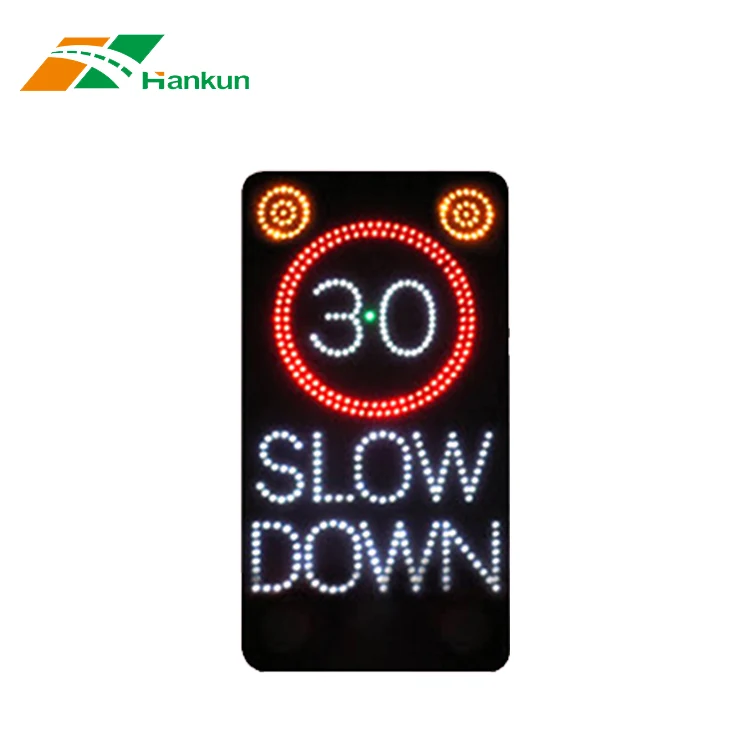 Flashing  Activates Speed Limit Signs Swing Tester Display  Vehicle Activated  Traffic Radar Sign