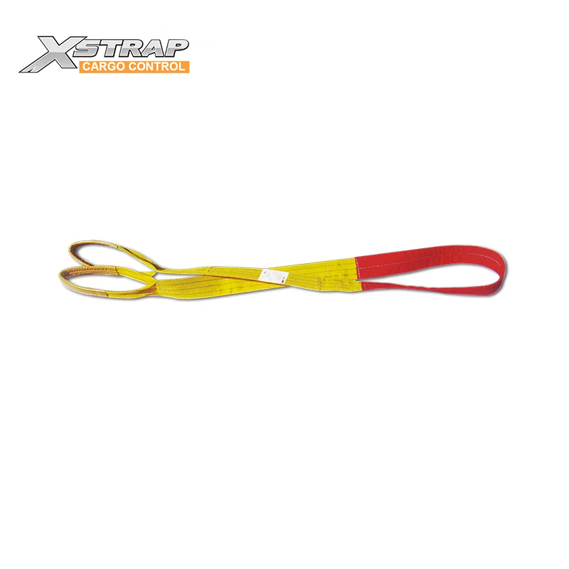 XSTRAP Factory Top Quality Assurance Soft Polyester Flat Belt Round Lifting Webbing Sling
