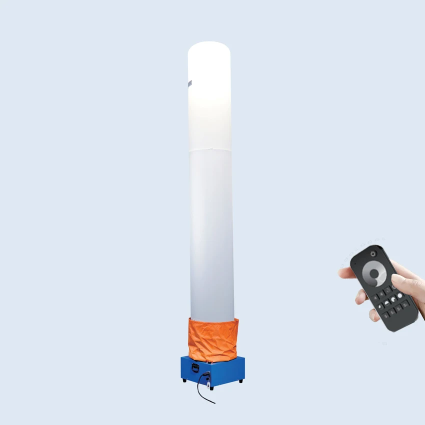 Portable inflatable light tower with 1000w metal halide lamp