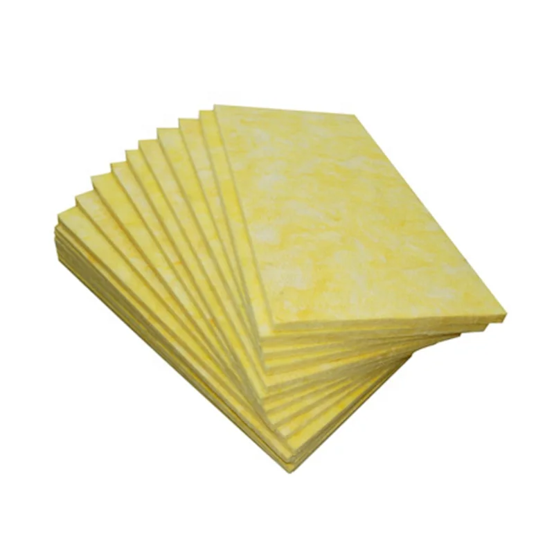 high quality wholesale residential building 100mm roof heat insulation fiber glass wool panel board slab