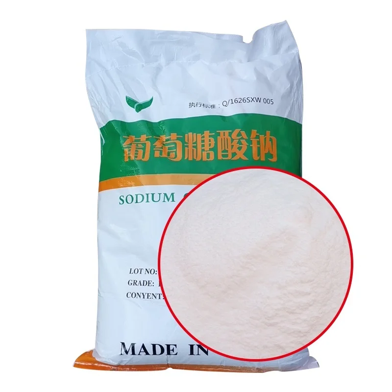 Crystalline Powder Gluconate Sodium Hot Sale High Quality Industrial Grade White Water Treatment Chemicals 208-407-7 527-07-1