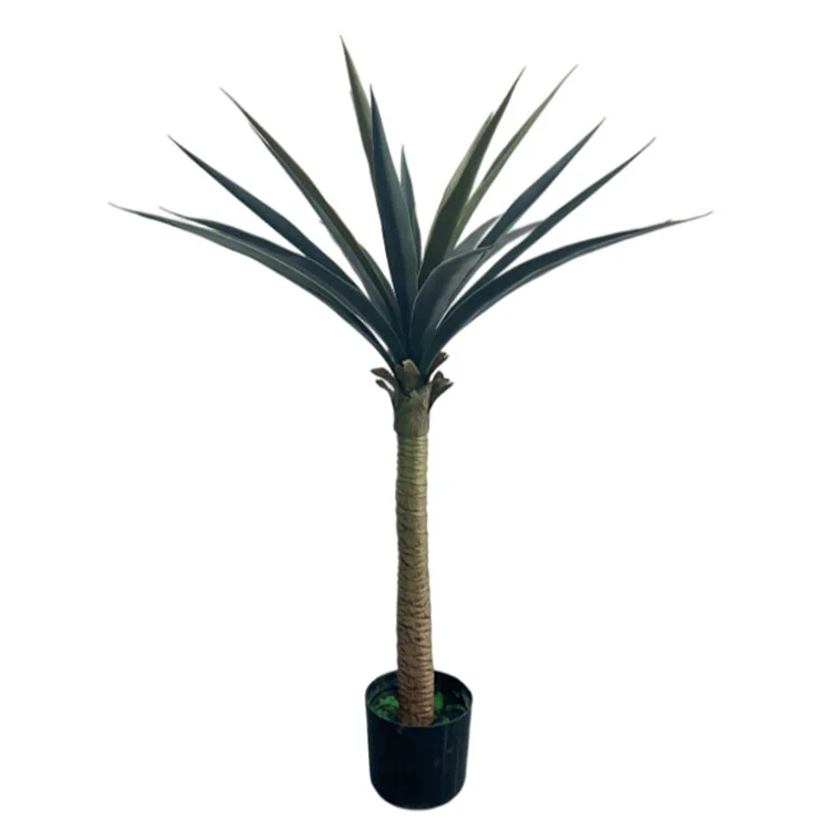 Хит продаж высокое качество искусственные растения агавы Sansevieria растение бонсай для наружного и внутреннего офиса зеленые орнамент