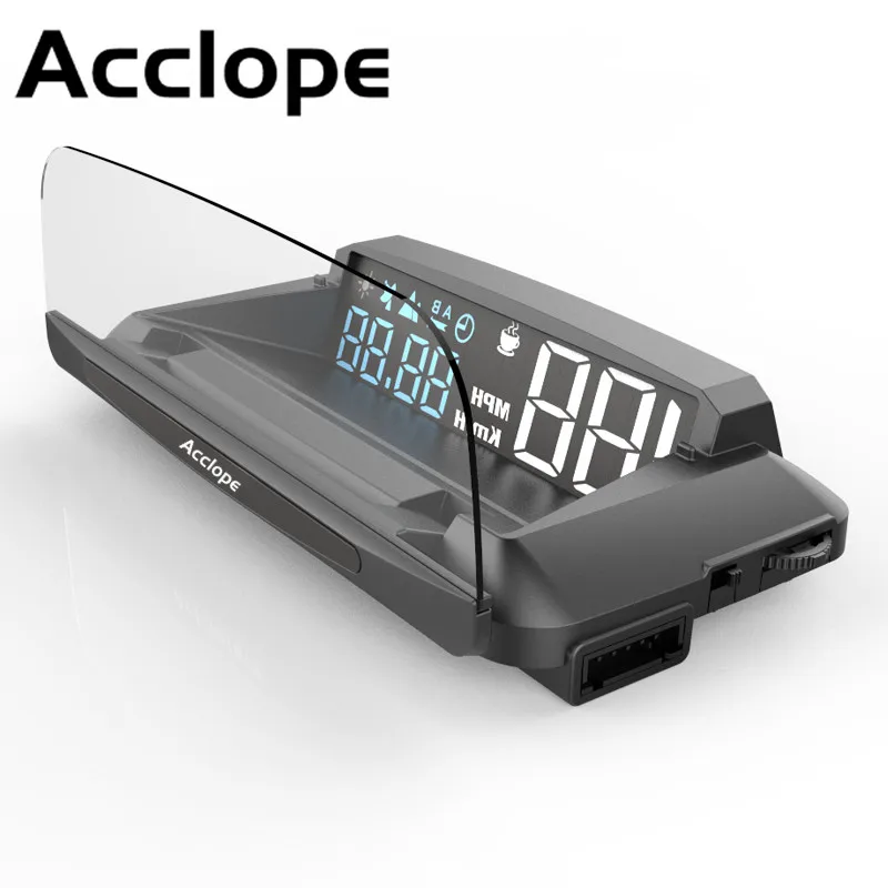 Australia Hot Selling Acclope 5 Inch HD G3 Windshield Screen HUD Display GPS Head Up Display Car