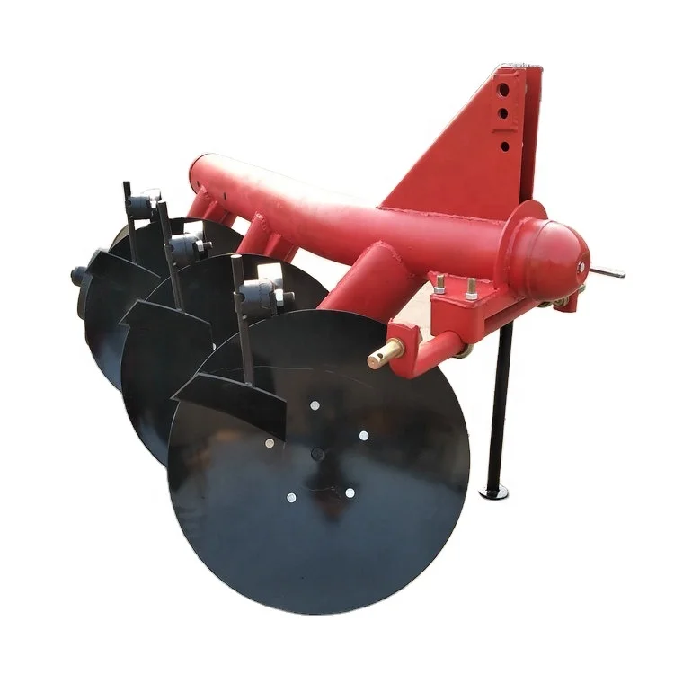 Brand New Hot Sale Heavy Duty Agricultural Tube 4 Disc Plough For 80-100hp Tractor pto driven disc plow