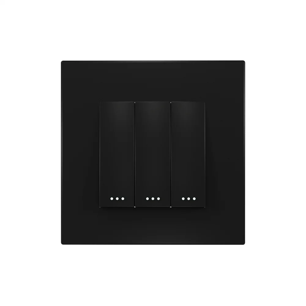 Bingoelec Retail UK EU Standard electric 10A 3Gang 2way Switches And Socket Safety Wall Light Push Button Switch