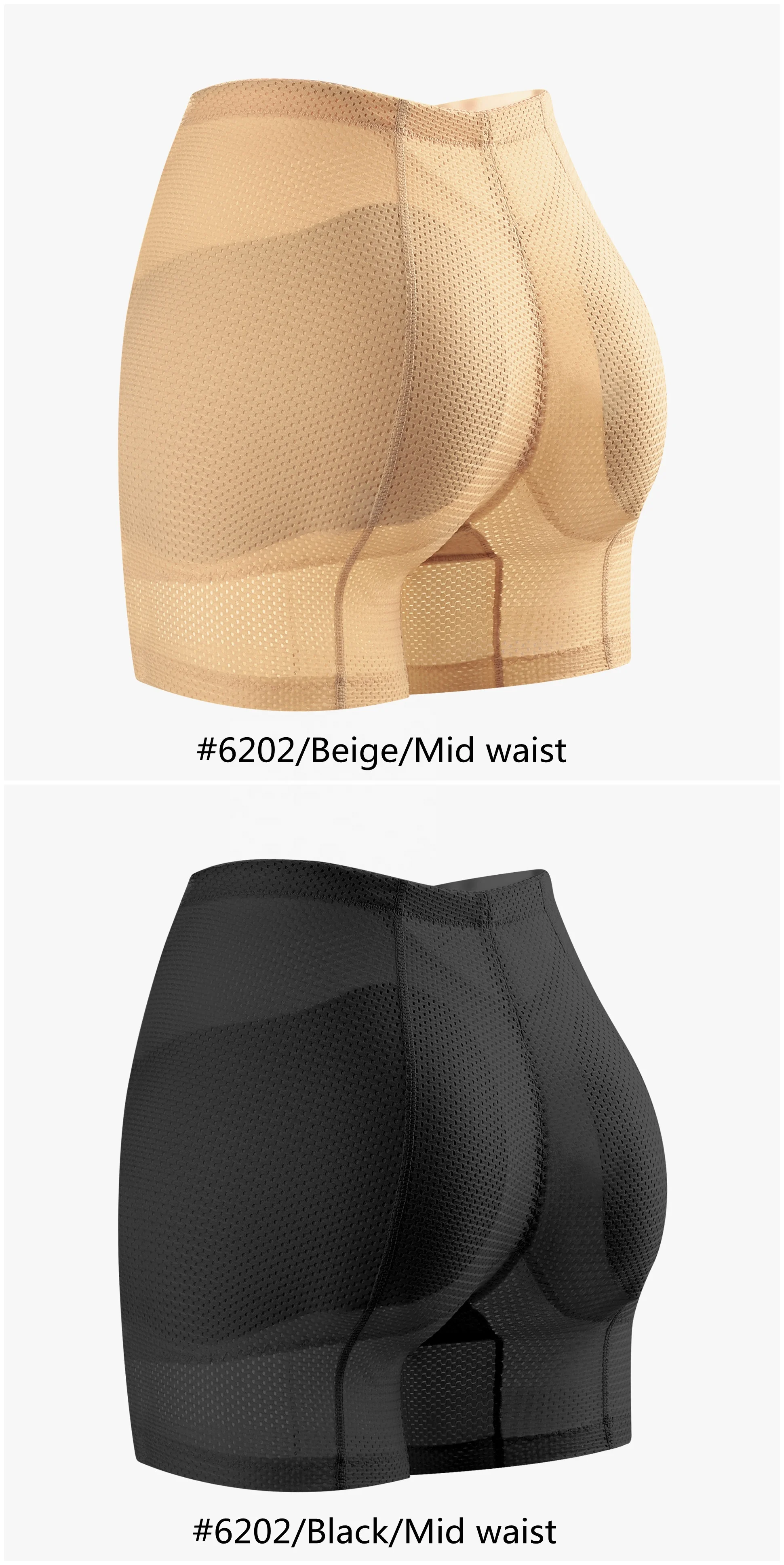 Women Buttocks and Hips Butt-lifting Seamless Padded Panti Pad Panties