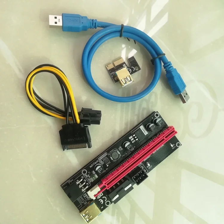  2021 последняя версия версии VER PCIE 007s 008c 008s 009s карта riser для майнинга биткоинов