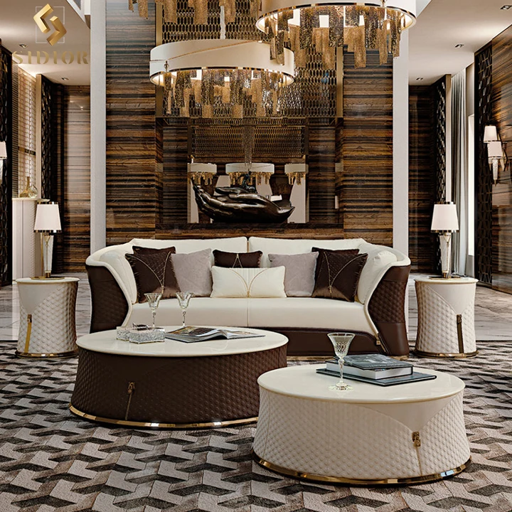 Luxurious Turri Vogue original velvet royal sofa set for living room home furniture sofas for home luxury living room furniture