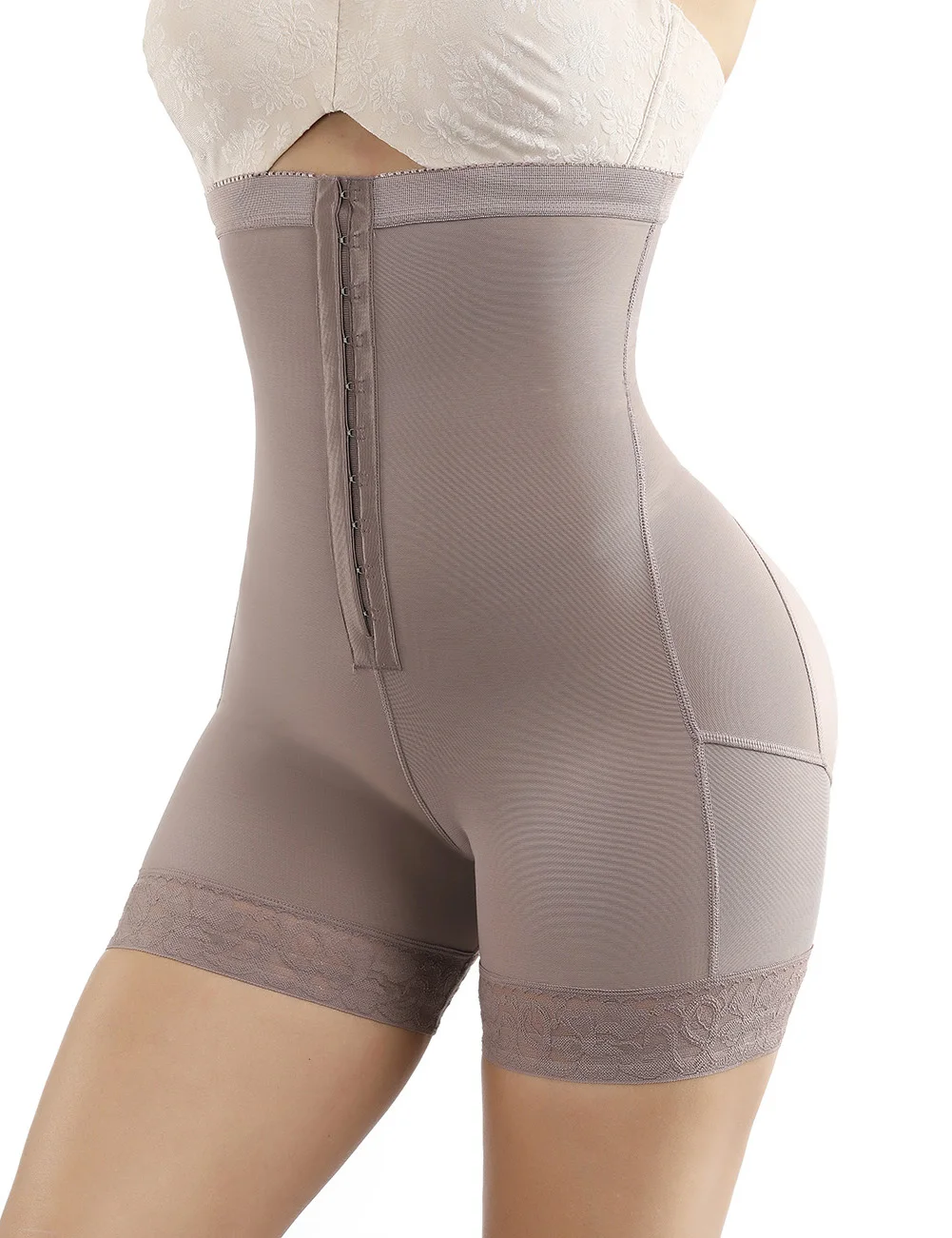 Plus Size Black Color Tummy Slimming Butt Lifter Shaper Enhancer