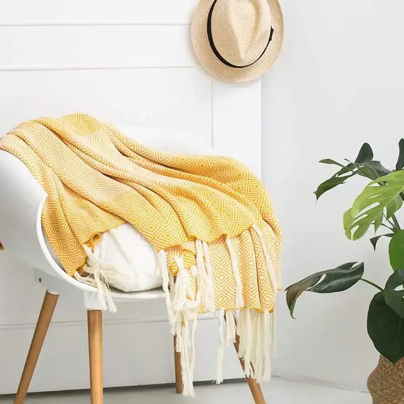 100% cotton bamboo fiber wholesale knitted baby blankets knitted blanket for adult custom knitted christmas blanket