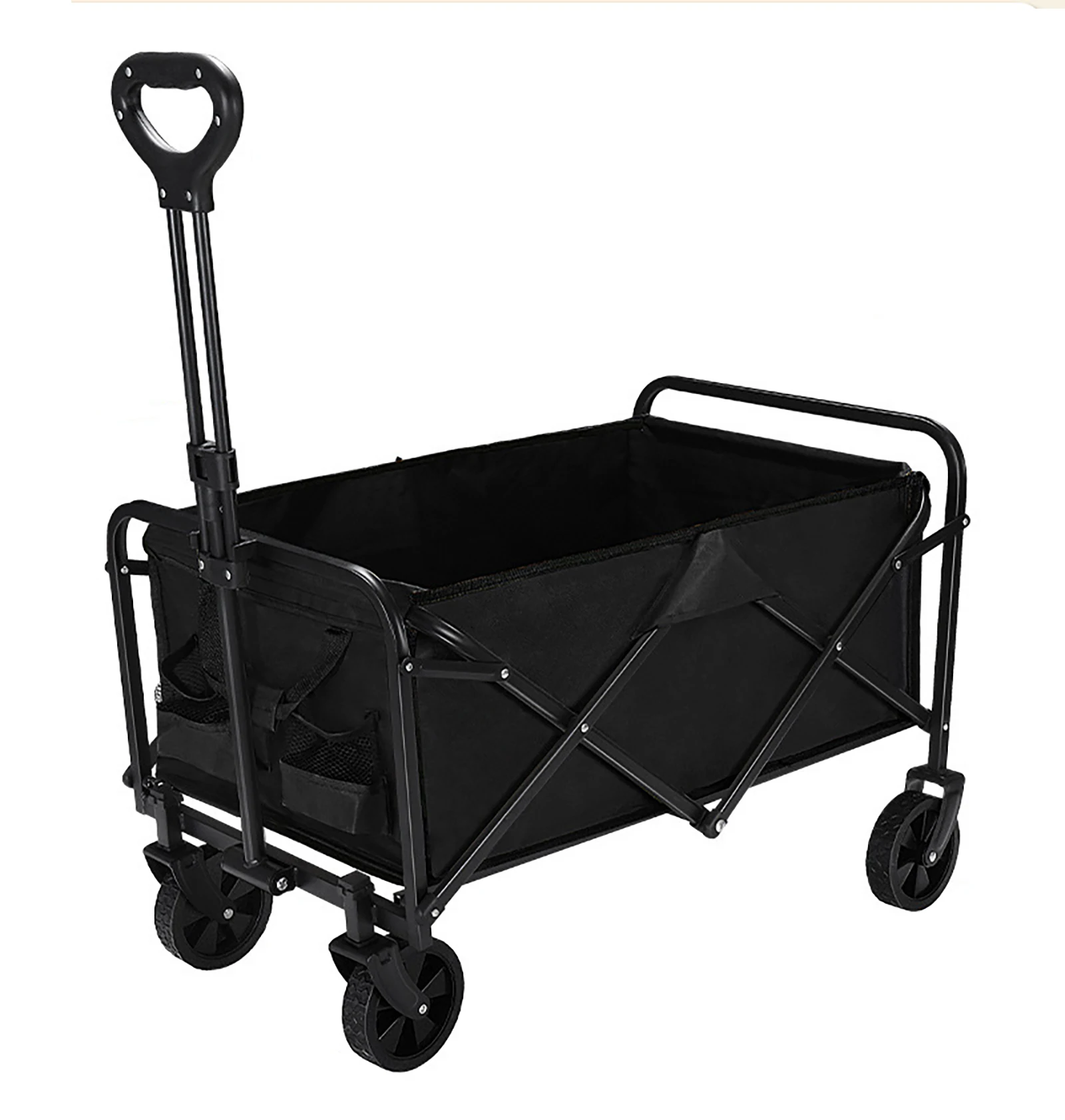 Outdoor Garden Beach Trolley Fishing Folding Camping Cart Wagon Portable Shopping Tour Hand Luggage Cart
