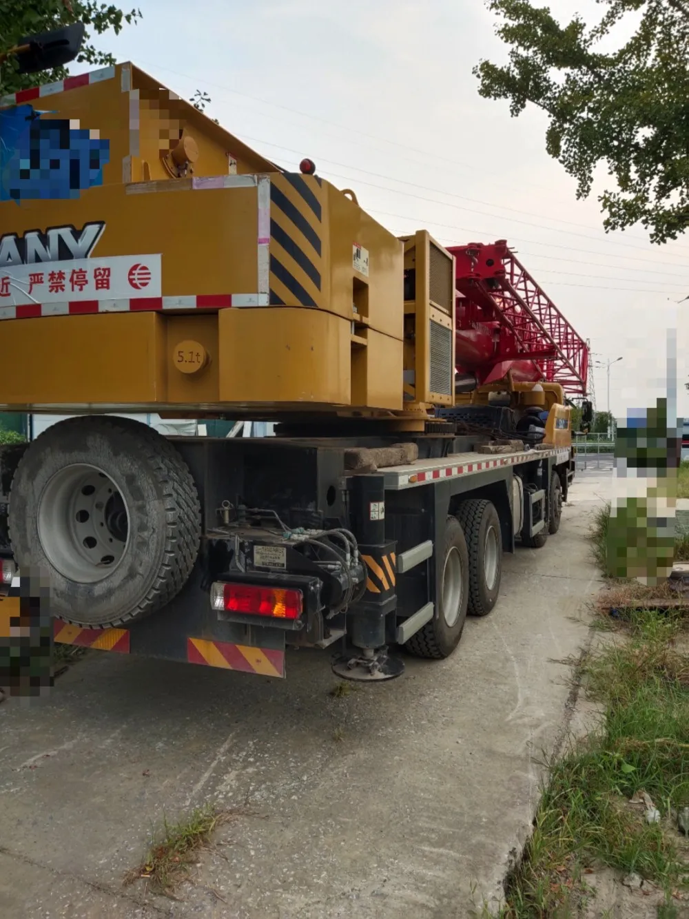 Used Sany STC500V 50 Tons Truck Crane Secondhand with Hangfa Engine Pump Motor Bearing Gearbox