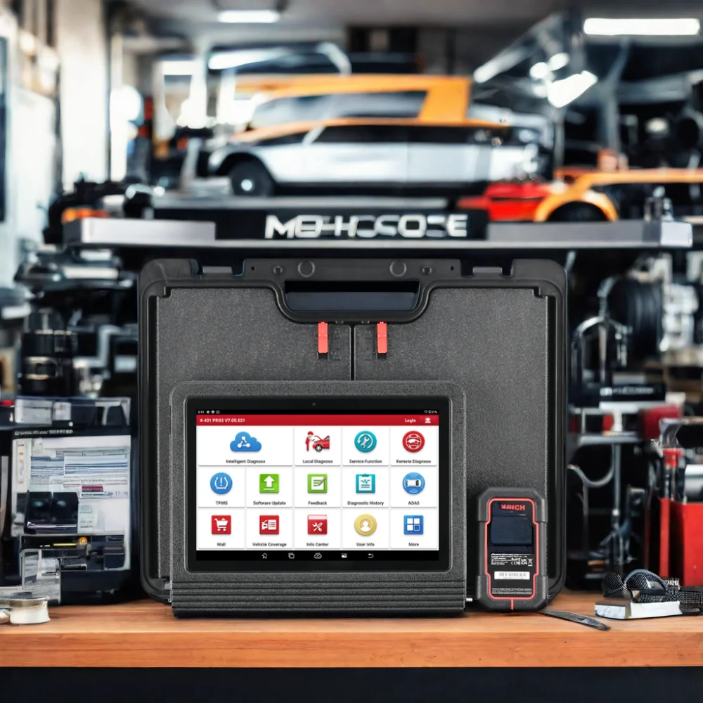 New Launch X431 V Plus v+ 10 Inch Launch X431Pro3 Diagnostic Scanner Work with Heavy Duty Module