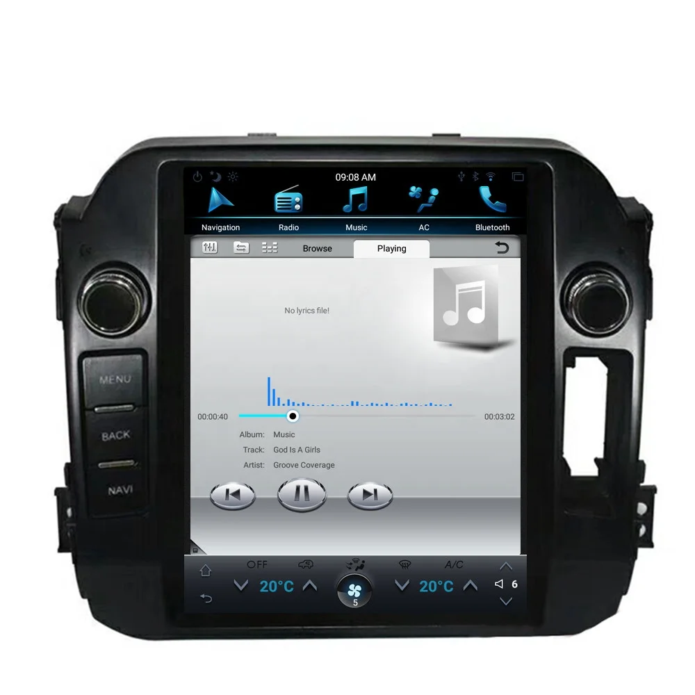 9 7 дюймовый 1din Android 1 автомобильный dvd-плеер для KIA Sportage 2010 Tesla Style вертикальный экран GPS-навигация