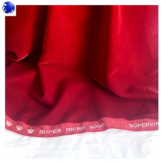 china fashion micro velvet 5000 100% polyester superior quality micro velvet 5000