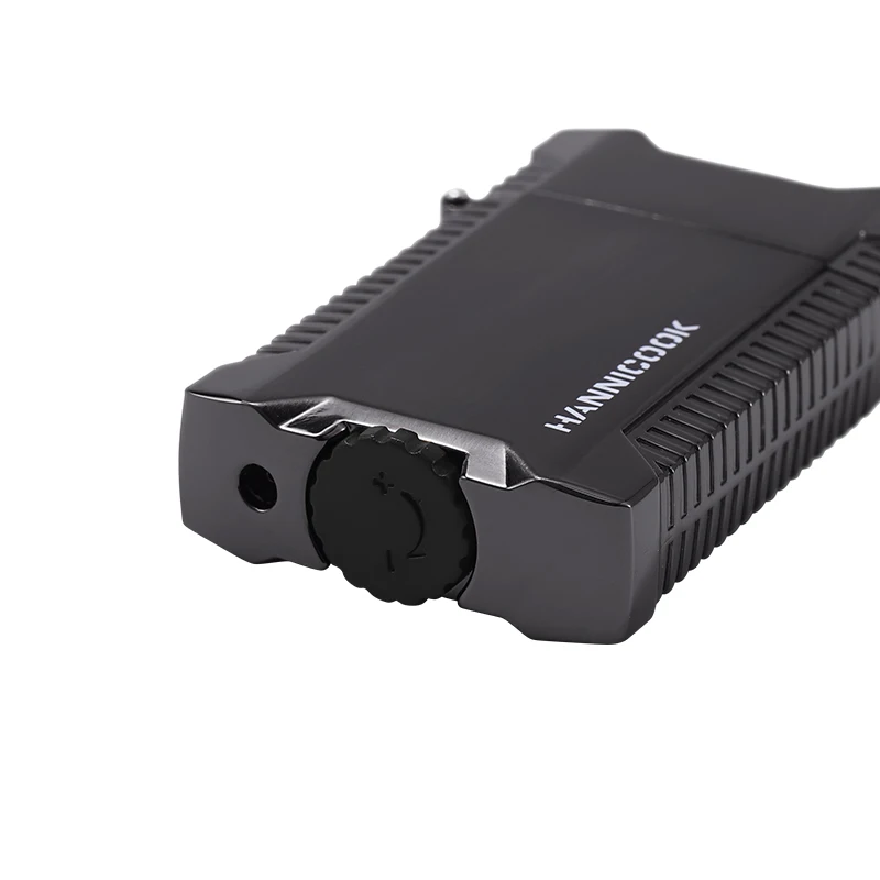 Wholesale Windproof Lighter Inflatable 2 Jet Blue Flame Gift Box Safe And Durable Custom Logo Smoking Accessories