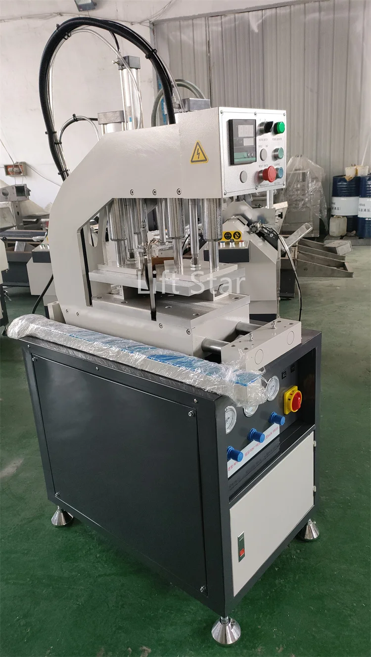 new design four point upvc window pvc profile single head welding machine