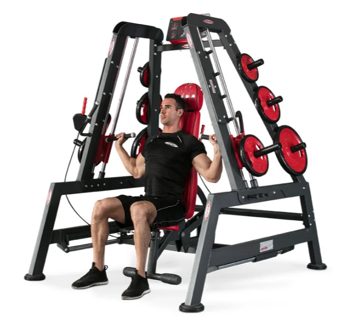 Huiti fitness plate loaded machine strength training gym fitness sets Power Smith Dual System shoulder Press