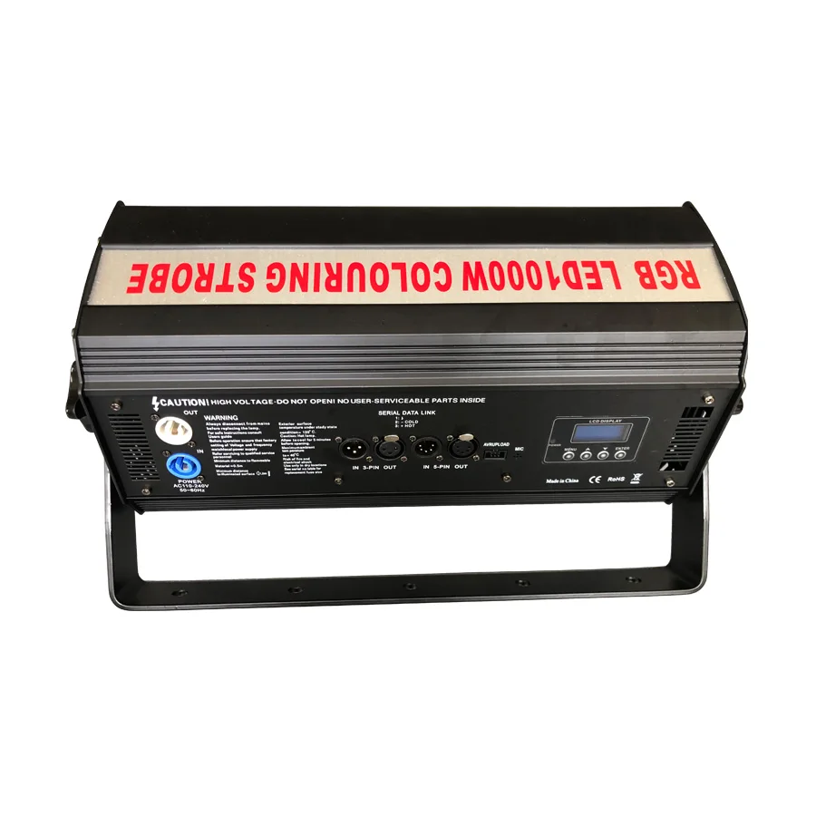 Factory directly sell Luces LED stage light DMX 1000w RGB full color atomic Led strobe light for dj club party