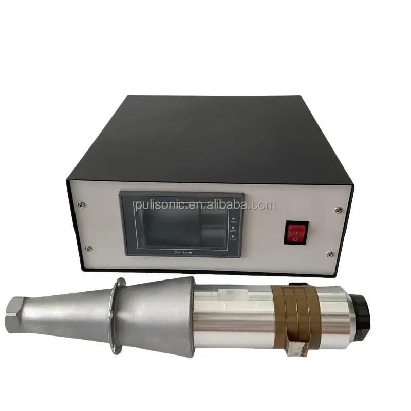 Amplitude Adjustable Ultrasonic Generator Piezoelectric Converter Sensor 15Khz For Ultrasonic Welding Machine