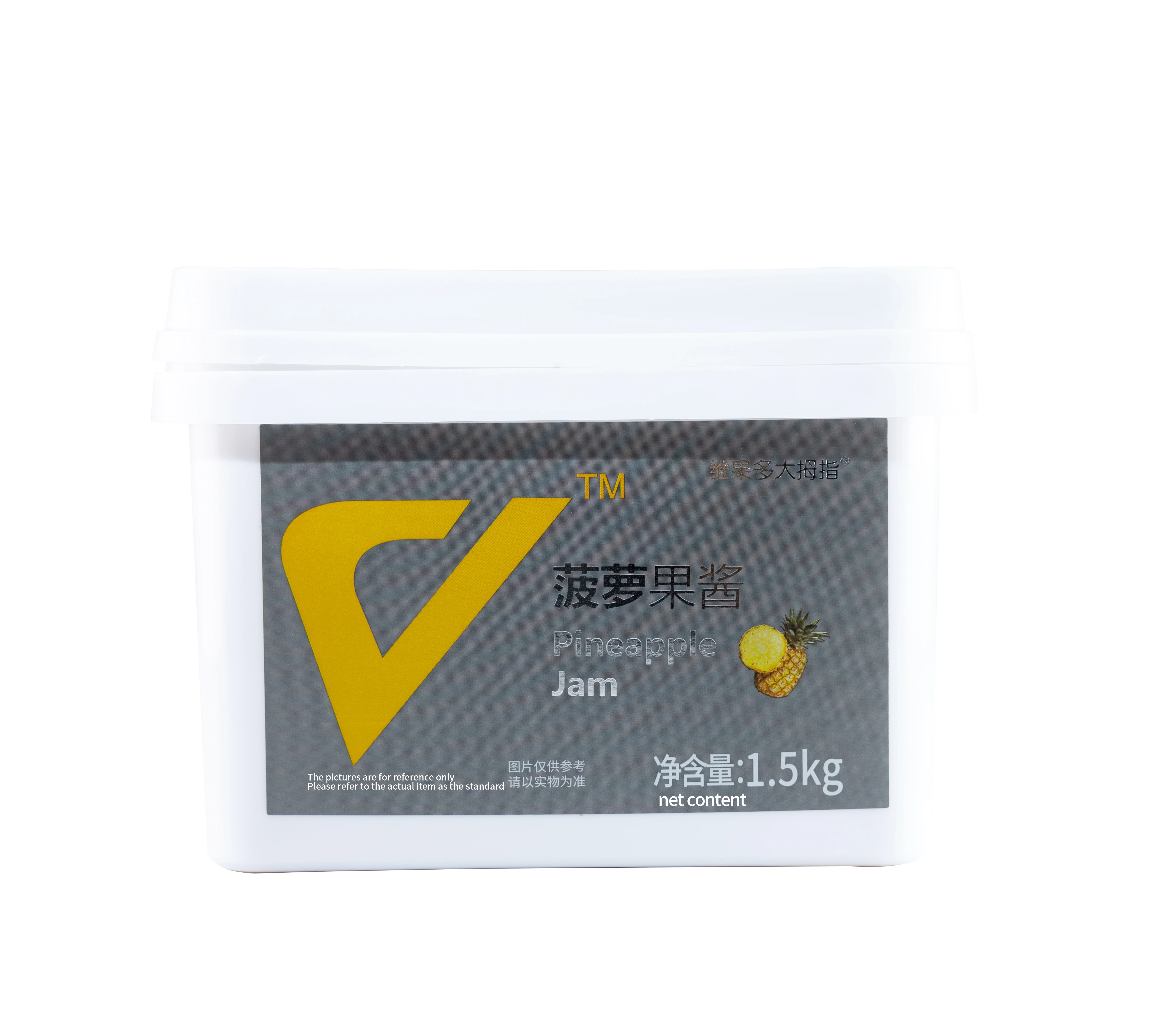 Китай поставляет Ананасовое варенье 1,5 кг напитки безалкогольные напитки свежие фруктовые чаи оптом высокое качество