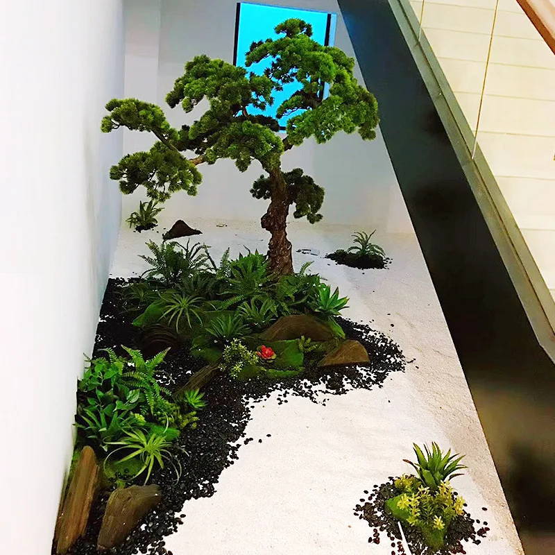 W-139Wholesale large Artificial Pine Needles Garland Pine Pick Party Supplies Simulation welcome pine For Christmas Plants