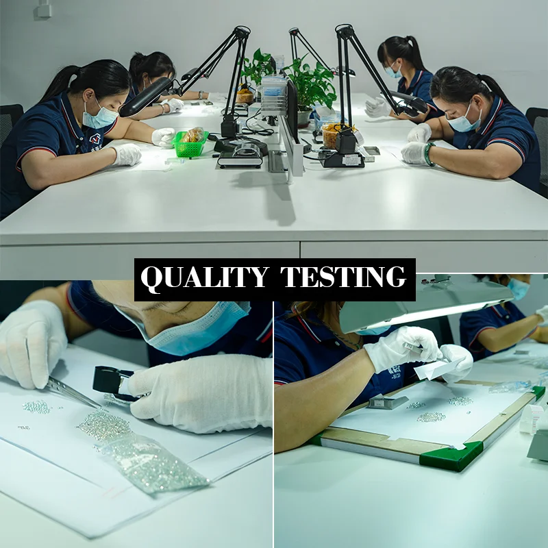 SICGEM Best Price 0.7~2.9mm 5A Moissanite Loose Gemstone for Luxury Jewelry Watch Necklace & Bracelet Making Eyeglasses Parts