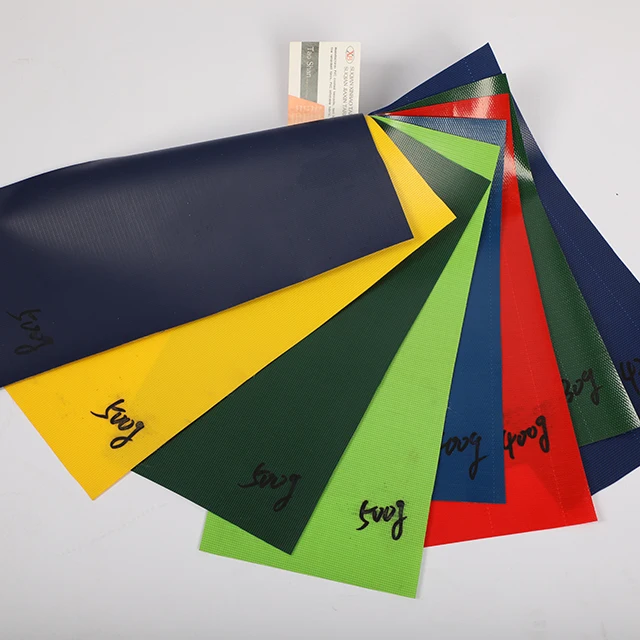 Огнестойкий Водонепроницаемый брезент из ПВХ с поливинилхлоридным покрытием высокой прочности 0,5 мм 500d от производителя