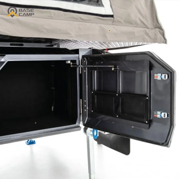 Off road small pop up camper trailer caravan made in china for sale