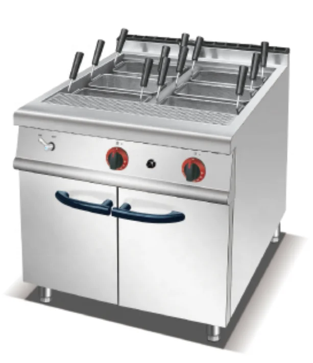 Commercial Pasta Cooker 6-basket with Cabinet Noodle Cooker Gas range Catering Restaurant Hotel Kitchen Equipment Food industry