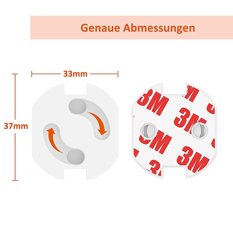 20 шт., пластиковые розетки для безопасности детей