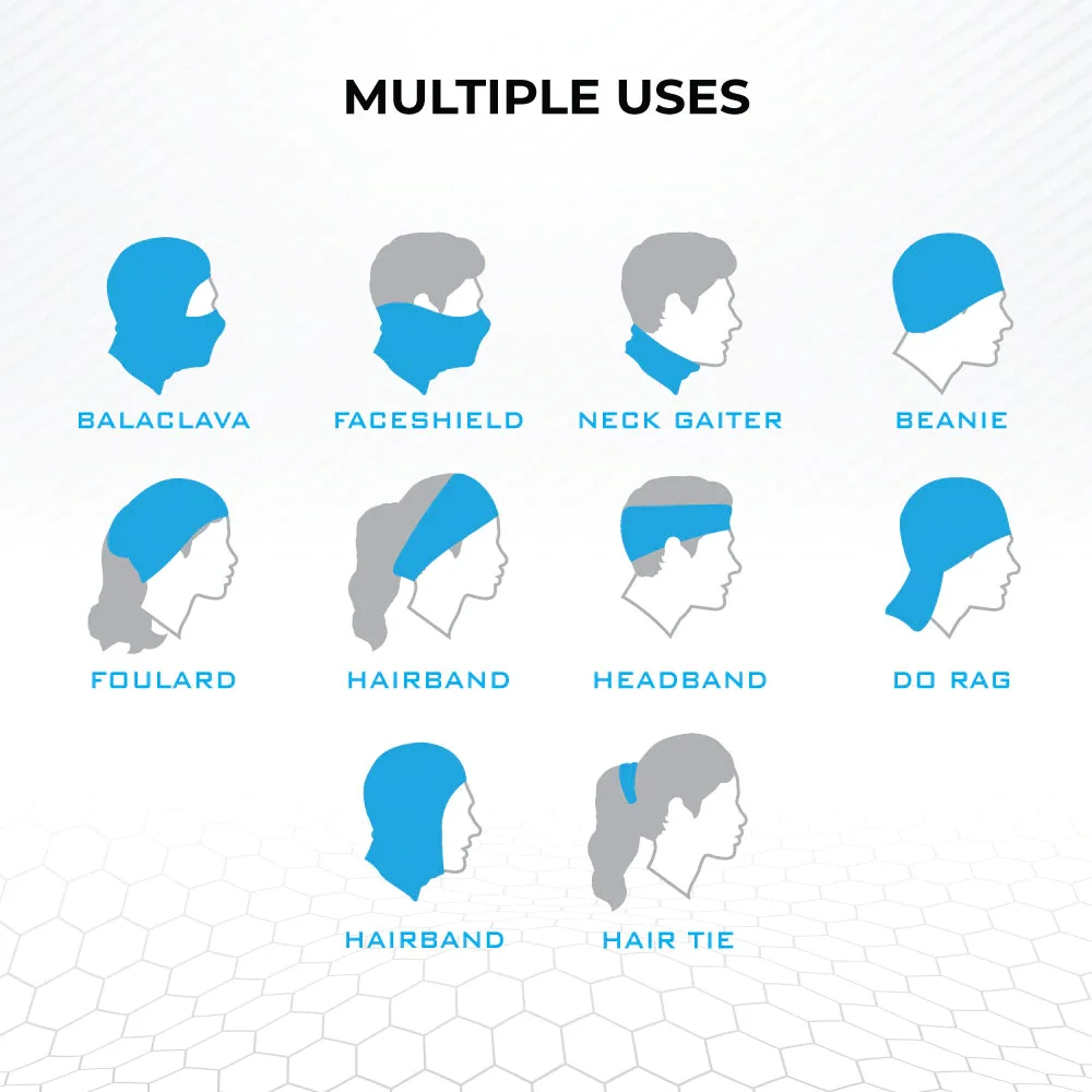 Multifunction Fishing Bandana Dust Mask Hairbands Camo Gray Neck Gaiter Fishing Headband Hijab Scarf Headwear bandanas