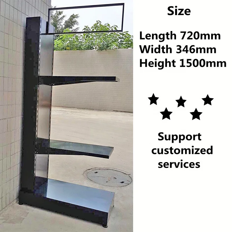 Custom Trade Show Automotive Parts Engine Lubricants Oil Retail Car Products Motorcycle Accessories Metal Display Rack Stand
