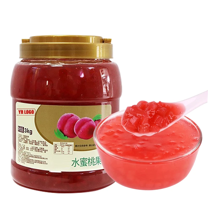 Premium peach jam for fruit jam production and wholesale bulk jam markets