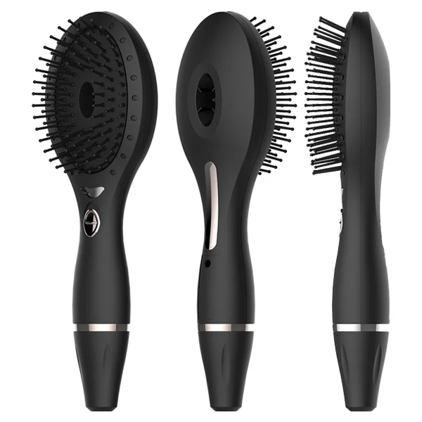 Wholesale salon use nano thermal drying styling ionic tech ceramic round ionic hair brush