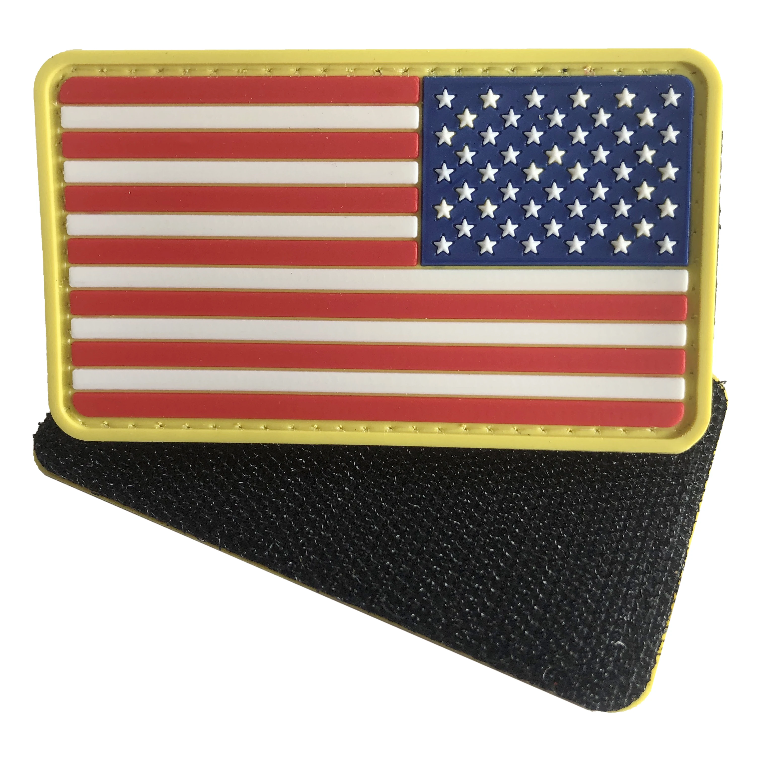 Custom Brand Logo PVC Patches Badge 2D 3D PVC Rubber Patch for Garment Clothing with Hook and Loop