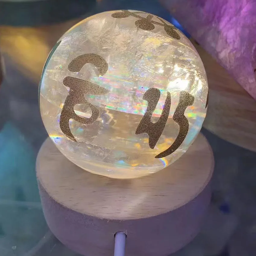 Wholesale  High Quality Crystal Hand Craft Polished Yellow calcite Lamp For Home Office Decor Gift