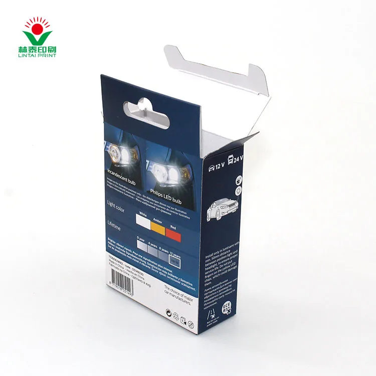 Customized printing high quality cell phone charger USB cable data cable packaging box