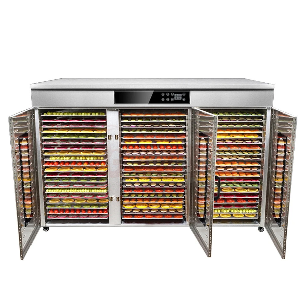 Commercial Food Dehydrator 60 Trays Dryer Industrial Fruit And Vegetable Drying Machine Commerical Mushroom Dehydrator Machine