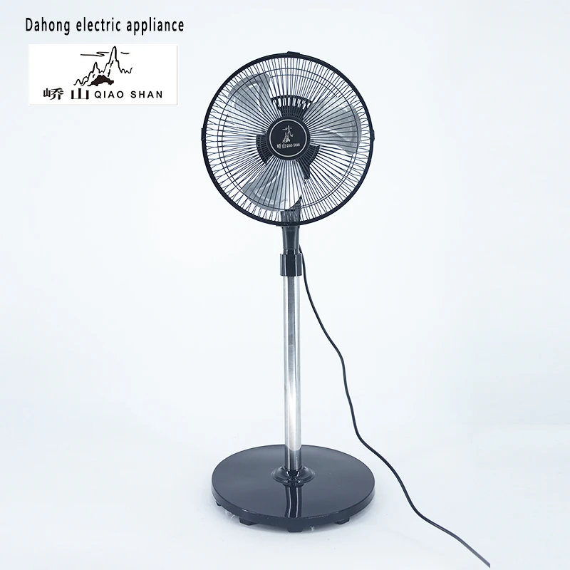 High quality home use gold round ox pedestal fan small standing fan 220v