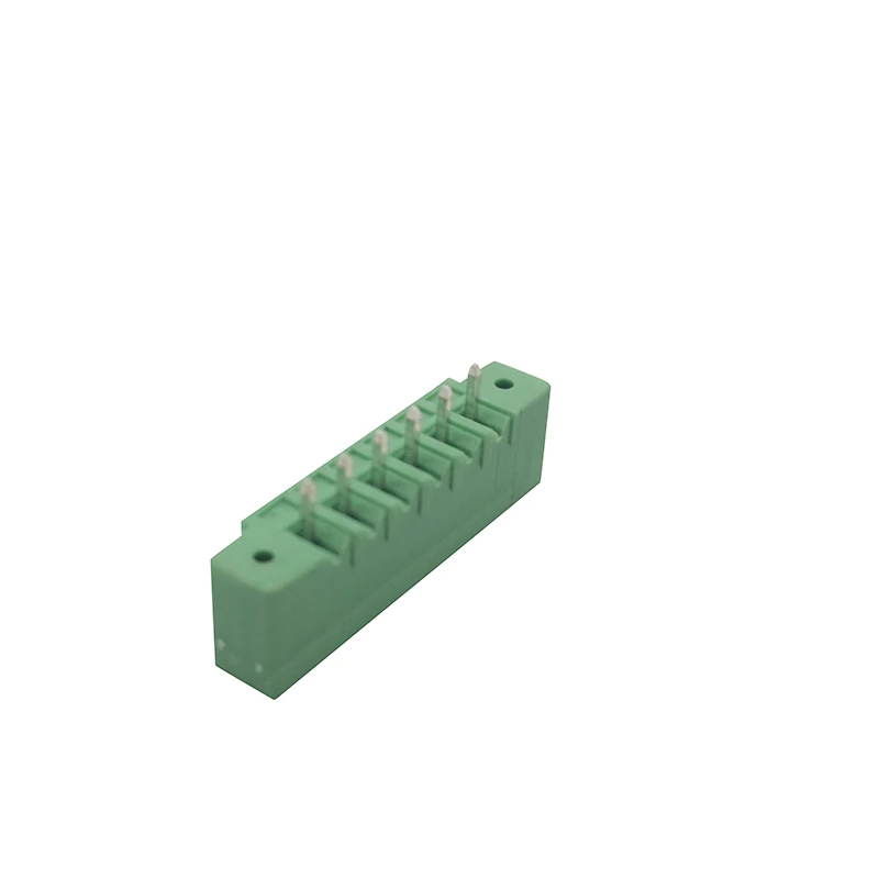 3.5mm 3.81mm Pitch PCB Terminal Block pluggable connector With Nut Straight Angle Female  2P-24P PCB Connector Plug