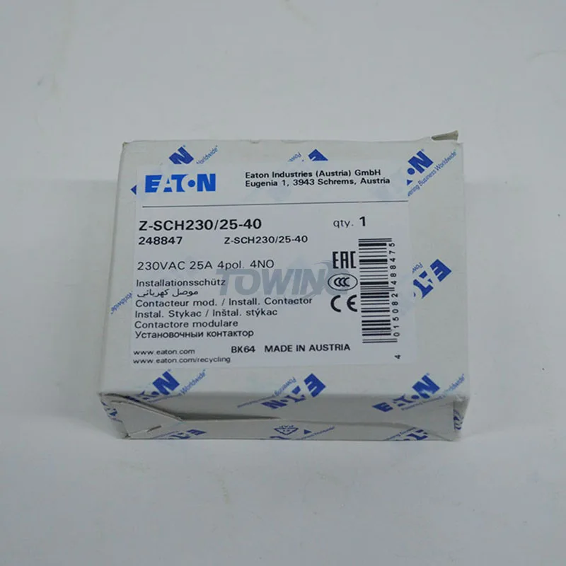 Hot Selling and Original EATON Contactor Z-SCH230 25-40