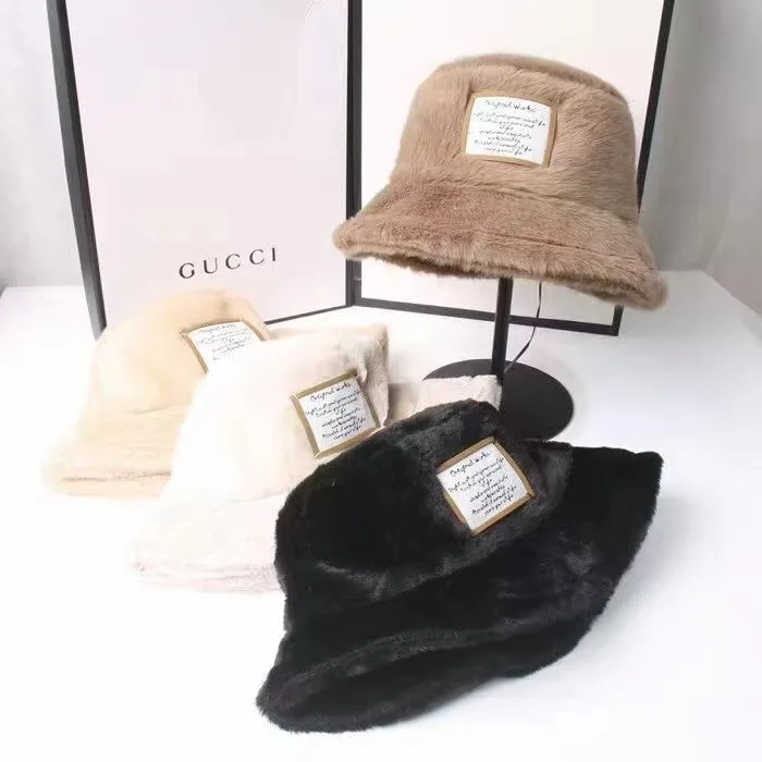 Hot Sale Fashion Women Hat Lady Warm Wool Fedora fisherman hats Black Camel Unisex Customized Logo Plain Accessory Pattern