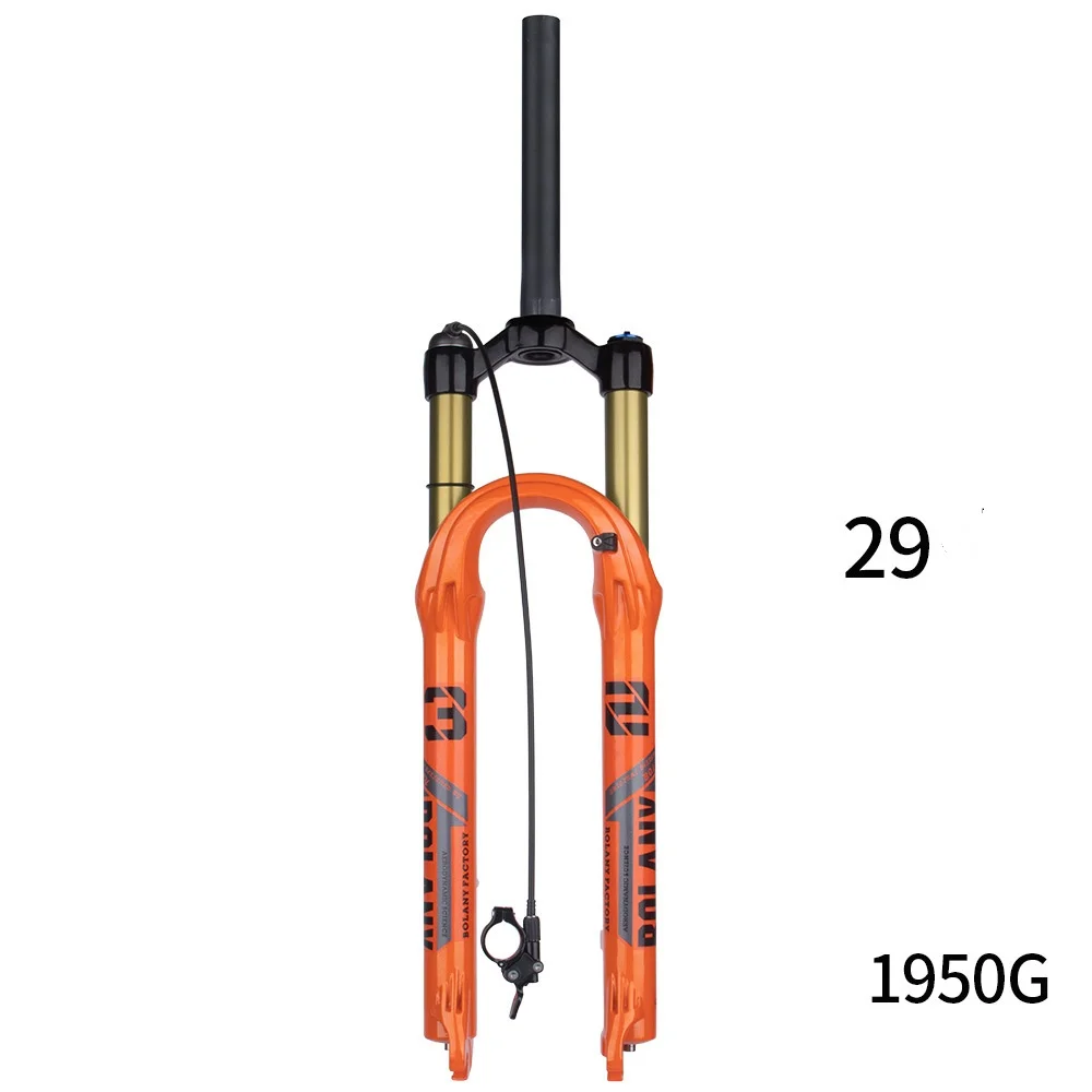 Bolany Lightweight Mtb Bike Fork Bicycle Front Air Suspension Fork Mountain Fork Bike Parts