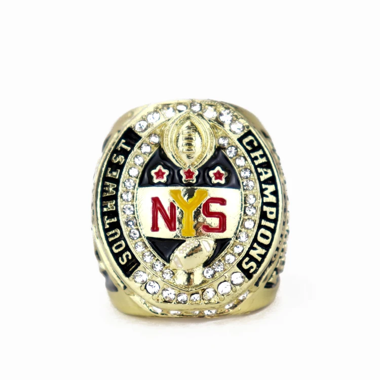 fashion custom little league youth championship basketball national rings