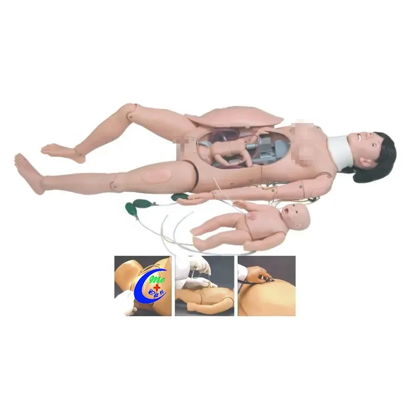 Medical Dummy Training Model Female Male Nurse Training Manikin Multifunctional Nursing Training Doll