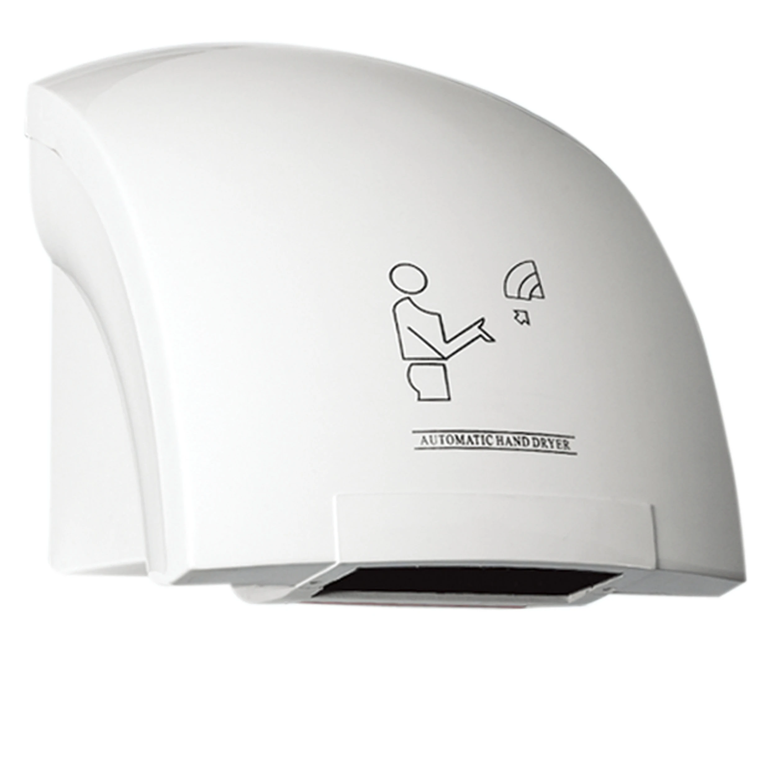ABS plastic inexpensive hand dryers have high wind speed, high efficiency and energy saving, easy to install and quiet