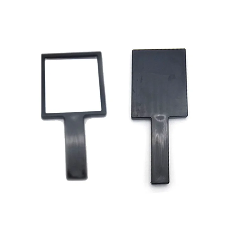 Factory wholesale cheap price good quality custom square makeup mirror vanity child hand mirror with handle