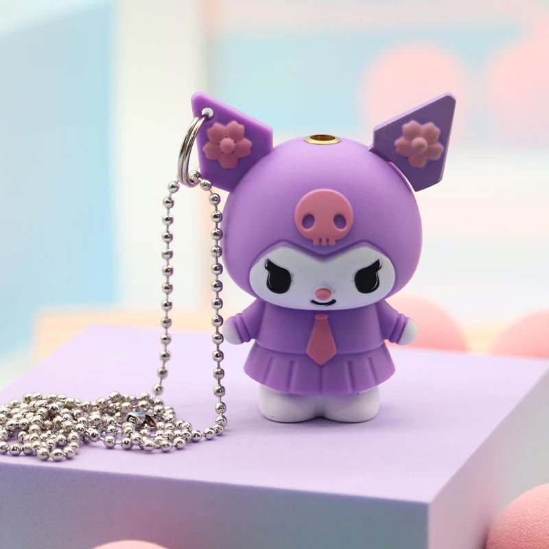 Зажигалка Kuromi 3D с мультяшной куклой газовая зажигалка открытым пламенем заправка сигарет новые зажигалки