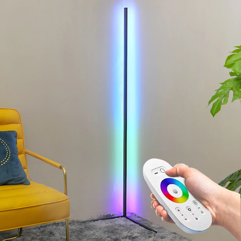Blind bulk Dropshipping dream-color rainbow multicolored nordic rgb corner floor led lamp